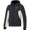 bunda CHROME V3 SPORT HOODIE HONDA kolekce, ALPINESTARS (tmavě šedá/krémová/červ