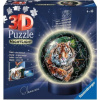 RAVENSBURGER 3D Svietiace puzzleball Tygr 72 dielikov