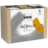 KREUL Triton akrylová tekutá báza a neutrálne farby, 6 x 750 ml