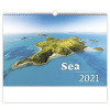 Sea 2022, nástěnný kalendář, prodloužená záda