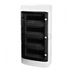 Schrack Technik Povrchová rozvodnica IP65 4-radová, 4x12modulov, dym.dvere