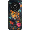 iSaprio Lesklý kryt Flower Jaguar Xiaomi Redmi 14C/Poco C75 mnmfljag-TGL2-Rmi14C