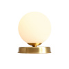 Aldex BALL BRASS | Stolná lampa v brúsenej mosadznej povrchovej úprave Veľkosť: S