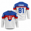 Slovensko - Erik Cernak 2026 Hokejový Replica Dres Biely XL