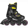 Powerslide Playlife Joker Yellow žltá / čierna, UK 12 Jr. - 2, EU 31 / 34