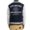 Alpha Industries zimná bunda Varsity Air Force Jacket ultra navy Veľkosť: XL, Farba: modrá