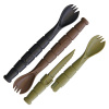 KA-BAR Lyžica TACTICAL vrátane noža TMAVÁ 3 kusy
