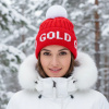 Čiapka GOLDBERGH Hodd Beanie Flame/White Červená