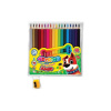Školské okrúhle jumbo farbičky Astrino 18ks + strúhadlo, 312221002