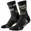 CEP The Run Limited 2024.2 Sock Mid Cut vysoké ponožky pánské Barva: black/neon yellow, Velikost: III