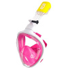 Aga Celoobličejová šnorchlovací maska S/M DS1122 bílá/růžová