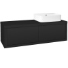 Dreja Umývadlová skriňa STORM SZZ2 120 (umývadlo Joy 3) - L03 Antracit vysoký lesk / L03 Antracit vysoký lesk / Pravé