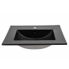 Zápustné umývadlo Lava Black 60 cm