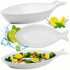 Porcelánová miska biela 35 cm tvar ryby
