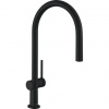 Hansgrohe Talis M54 Drezová batéria, stojánková s výsuvnou výlevkou, čierna matná 72802670