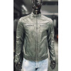 Max Original Leather Pánska kožená bunda MOTI-2 olive-86 - Olive - 5XL