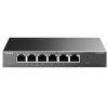 TP-Link switch TL-SF1006P (6x100Mb/s, 4xPoE+, 67W, fanless) TL-SF1006P