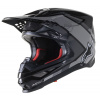 Prilba SUPERTECH S-M10 CARBON META2 2022, ALPINESTARS (čierna/šedý lesk) M140-1545