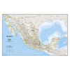 nástenná mapa Mexiko Classic 57x88cm lamino, lišty NGS