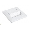 Solarix Zásuvka modulární pro 3 keystony pod omítku bílá SX9-3-0-WH 23100103