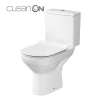 Cersanit - CITY NEW wc compact 603 CleanON 010 so sedátkom duraplast SLIM (K35-037)