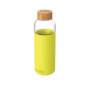 QUOKKA FLOW Sklenená fľaša NEON GREEN 660ml