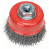 BOSCH Črepníková kefa, zvlnený drôt, 75, oceľ 75 mm, 0,3 mm, M14 2608622098