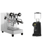 Lelit MaraX3 PL62X3, stainless steel + Eureka Helios 65, black