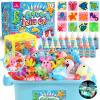 Edukačná vedecká súprava pre deti DIY - gélové magické vodné figúrky, farby