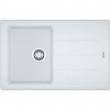 Franke Basis BFG 611-78 Granitový drez s odkapávačom, obojstranný, 78x50cm, biely led, 114.0285.168