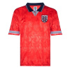 Score Draw England 1990 Away Shirt Red 2XL