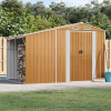 Záhradný domček, svetlohnedý, 277x192,5x179cm, pozinkovaná oceľ