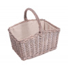 Lienbacher Prútený kôš na drevo s držadlom 43x46 cm LB0033 + záruka 3 roky zadarmo + záruka 3 roky zadarmo