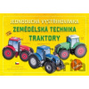 Jednoduchá vystřihovánka: zemědělská technika - traktory - Zadražil Ivan