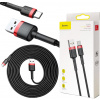 Kábel USB-A -> USB-C Baseus Cafule CATKLF-U91 300cm 2A QC 3.0 ČIERNY/ČERVENÝ KÁBEL