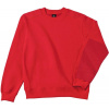 B&C HERO PRO / Pánska pracovná mikina - red XL