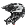 Uvex React Jr. Fullface - Black/White Matt - unisex junior 52-56 cm