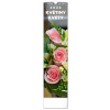 NOTIQUE Nástenný kalendár Květiny – Kvety CZ/SK 2026, 12 x 48 cm
