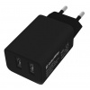 COLORWAY COLORWAY 2x USB/ síťová nabíječka/ 10W/ 100V-240V/ Černá