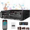 STEREO ZOSILŇOVAČ ZVUKU HIFI BLUETOOTH USB SD FM DIAĽKOVÝ PRIJÍMAČ 2000W
