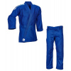 JUDO KIMONO ADIDAS CONTEST J650 MODRÉ - stříbrné pruhy Velikost: 180