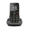 Mobilný telefón Evolveo EasyPhone EP-500 BlackV CENĚ 398 Kč - Aligator nabíječka do auta 12/24V microUSB 1A + Datový USB kabel CELLY s microUSB - modrý