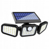 RealG RC-K-2141 Solárna lampa s čidlom pohybu a súmraku, 74 LED, 500 lm, IP44