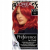 L'Oréal Préférence Vivid Colors trvalá farba na vlasy 8.624 Jasná červená