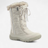 QUECHUA Dievčenské nepremokavé čižmy SH500 30-38 biele 30