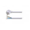 Solight flexo šnúra, 3x 1mm2, biela, 5m 8595092107321