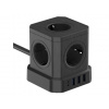 Newell predlžovačka 230V GaN Power Cube 9in1 – čierna