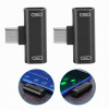 Konvertor 2 v 1 Rozdeľovač USB-C