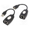 Extender USB RJ45 zásuvka,USB A zásuvka 60m
