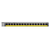 NETGEAR GS116PP - Přepínač - neřízený - 16 x 10/100/1000 (PoE+) - desktop, Lze montovat do rozvaděč GS116PP-100EUS
